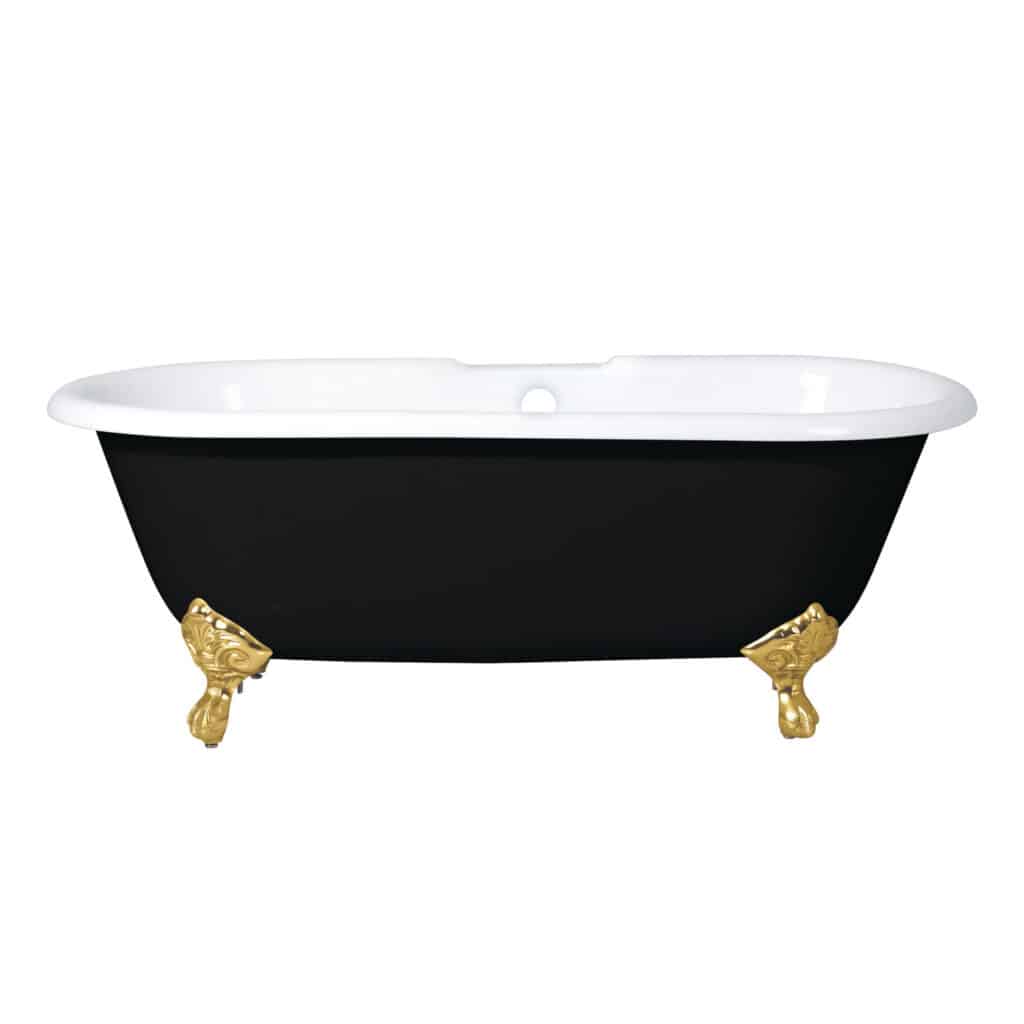 Black/White/Brushed Brass